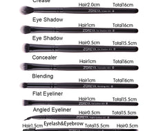 Load image into Gallery viewer, Professional 15pcs Black Makeup Brushes