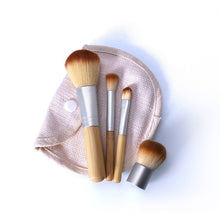 Load image into Gallery viewer, 4PC Bamboo Brush Set