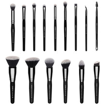 Load image into Gallery viewer, Professional 15pcs Black Makeup Brushes